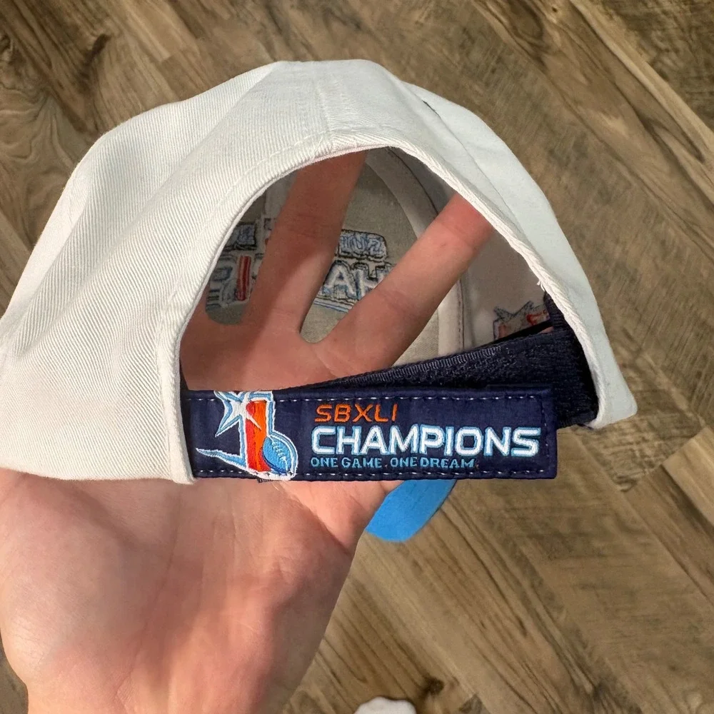 Vintage Y2K Reebok Hat Men OSFM White Indianapolis Colts Super Bowl XLI Champion